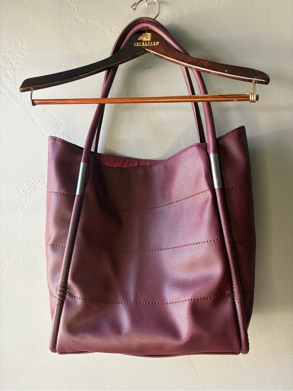Neiman Marcus Maroon Bag